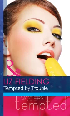 Liz Fielding Tempted by Trouble обложка книги