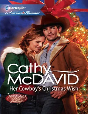 Cathy Mcdavid Her Cowboy's Christmas Wish обложка книги