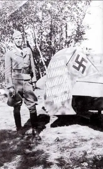 Оберлейтенант Ганс Филипп из 4JG 54 сфотографирован 6 августа 1941 года - фото 105