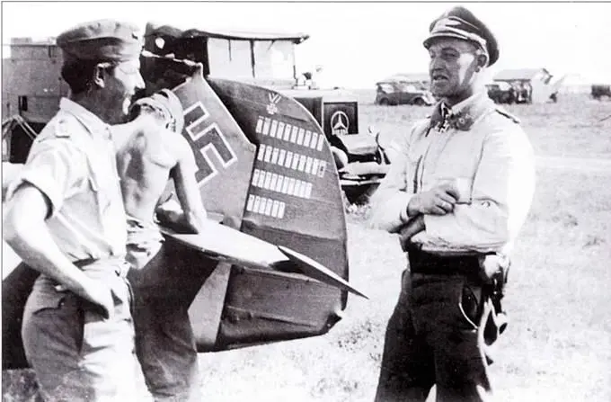 Оберлейтенант Уббен был очень удачливым летчиком на 25 июля 1941 года на его - фото 184