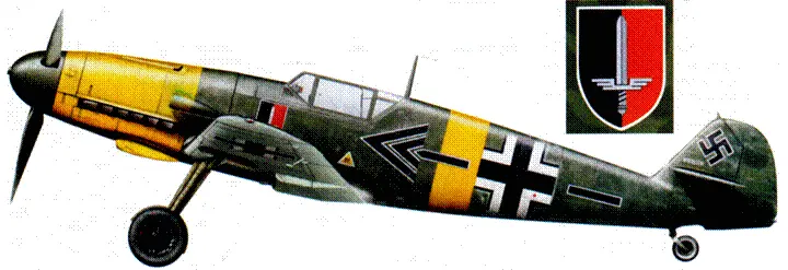 Messerschmitt Bf 109F4 WNr 7079 командира JG 52 майора Ханнса Трибенбаха - фото 229