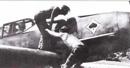 На Bf 109 не была предусмотрена электрическая система запуска двигателя - фото 54