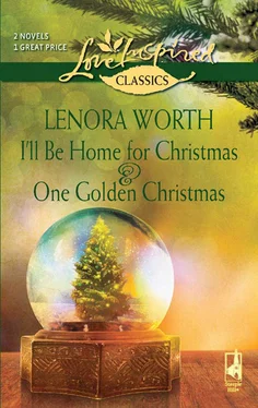 Lenora Worth I'll Be Home for Christmas and One Golden Christmas обложка книги