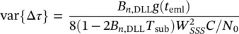 From Eq 3830 it can be seen that the standard deviation of the ranging - фото 449