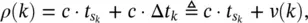 where v k is a zeromean random variable with variance σ 2 c 2 var Δ t - фото 336