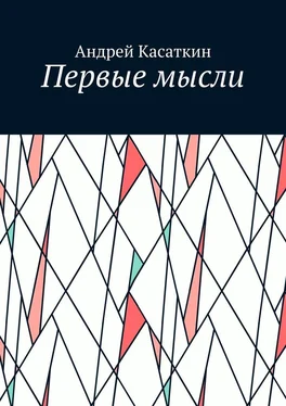 Андрей Касаткин Первые мысли обложка книги