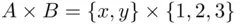 contains the six pairs 31 Observe that the Cartesian product - фото 929
