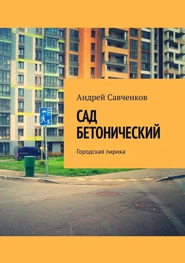 Андрей Савченков Сад Бетонический. Городская лирика обложка книги