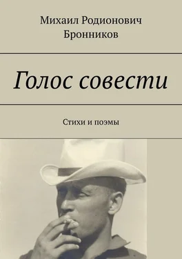 Михаил Бронников Голос совести. Стихи и поэмы обложка книги