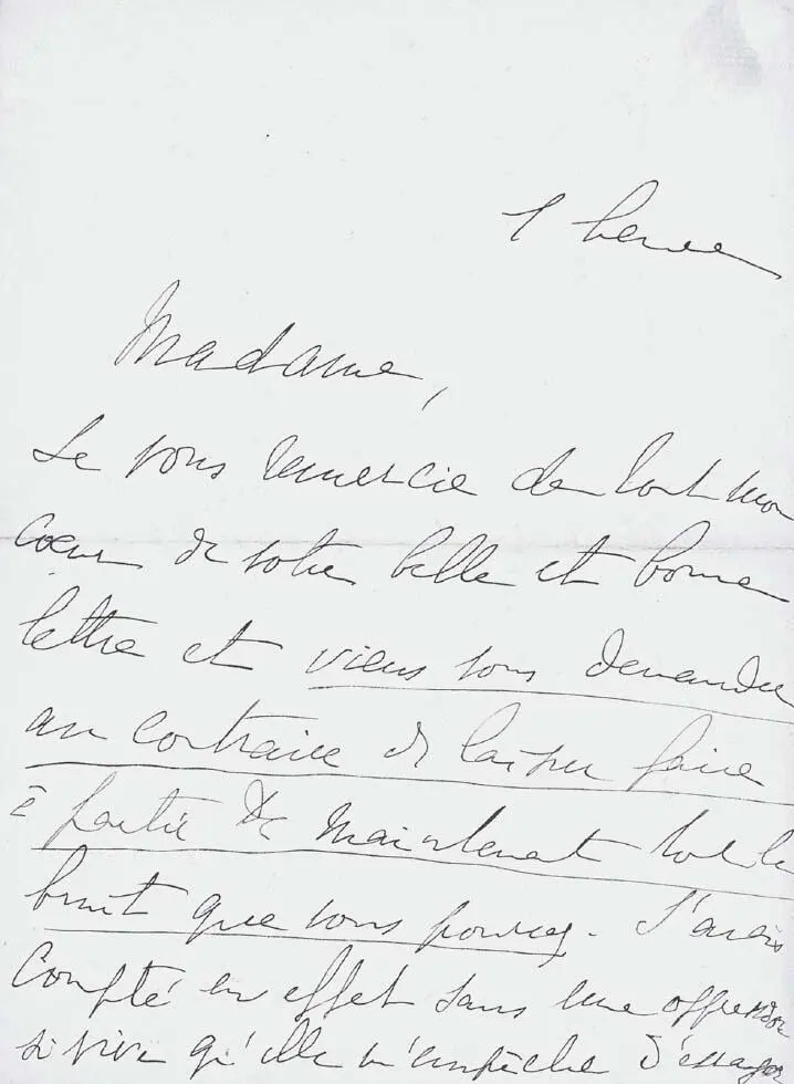 3 end of 1908 beginning of 1909 Dear Monsieur I beg you please to - фото 3