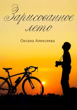 Оксана Алексеева Зарисованное лето обложка книги