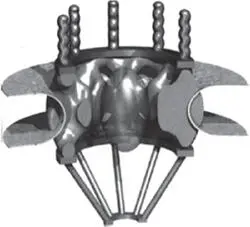 Figure 52 Structure of a nuclear pore reconstructed from electron microscopy - фото 82