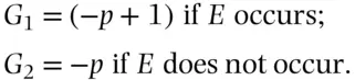 When or there is no uncertainty in the outcome of the corresponding bet - фото 274