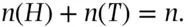 Then the probability of tossing a head on an individual toss of the coin is - фото 124