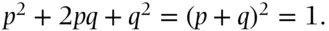 The particular locus under consideration is said to be in HardyWeinberg - фото 554