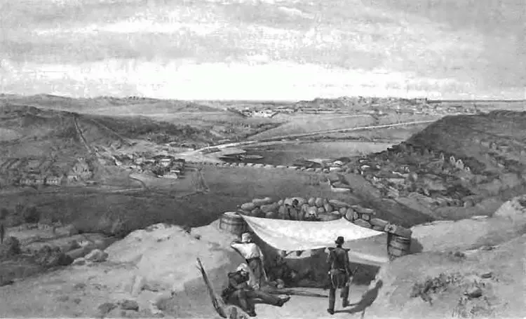 На английских позициях под Севастополем Рисунок В Симпсона 1855 г Принятие - фото 25