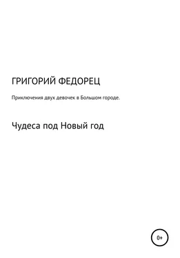 Григорий Федорец Приключения двух девочек в большом городе. Чудеса под Новый год обложка книги