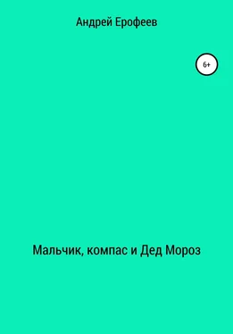 Андрей Ерофеев Мальчик, компас и Дед Мороз обложка книги