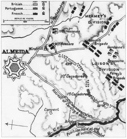 Сражение у р Коа 24 июля 1810 г Атака французов началась рано утром 24 - фото 55