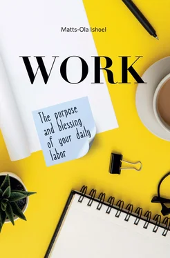 Маттс-Ола Исхоел Work. The purpose and blessing of your daily labor обложка книги