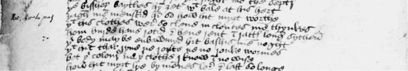 Lines from St Erkenwald MS Harley 2250 folio 74v Reproduced by permission - фото 4