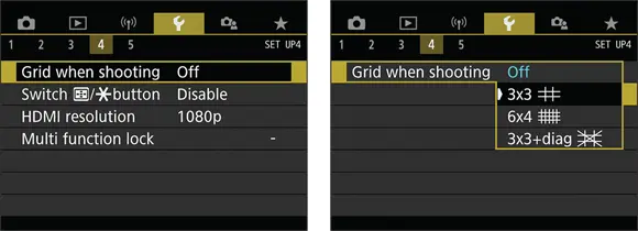 FIGURE 128Through this option you can add one of three alignment grids to - фото 26