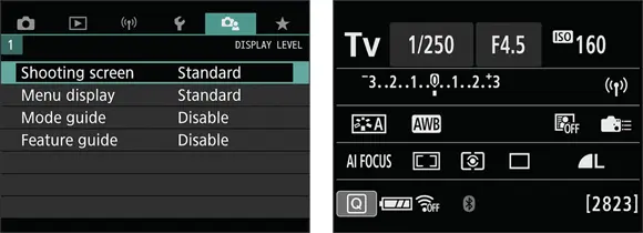 FIGURE 117Heres how the menu and Quick Control screens appear in Standard - фото 17