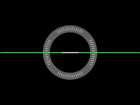 FIGURE 122You can swap out the Quick Control screen with an electronic level - фото 22