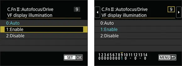 FIGURE 120After you select a setting left the initial menu screen updates - фото 18
