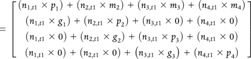 determining R from a matrix Thus the numbers in the first class n 1 are the - фото 144