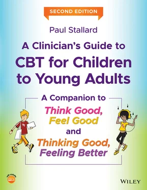 Paul Stallard A Clinician's Guide to CBT for Children to Young Adults обложка книги