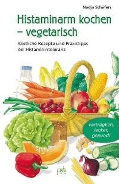Nadja Schäfers Histaminarm kochen - vegetarisch обложка книги