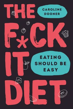 Caroline Dooner The F*ck It Diet обложка книги