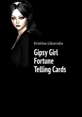 Kristina Likarcuka Gipsy Girl Fortune Telling Cards обложка книги