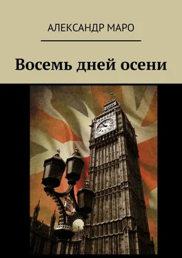 Александр Маро Восемь дней осени обложка книги