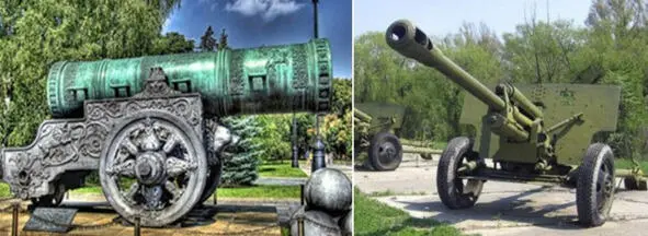 Рис 21 Царьпушка и пушка Второй мировой войны ЗИС3 76мм Импульс - фото 11