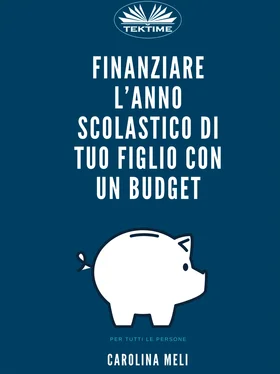 Carolina Meli Finanziare L’anno Scolastico Di Tuo Figlio Con Un Budget обложка книги