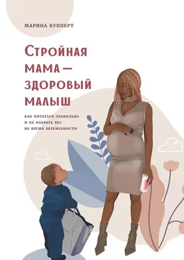 Марина Купперт Стройная мама – здоровый малыш. Как питаться правильно и не набрать вес во время беременности обложка книги