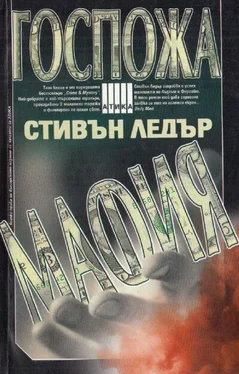 Стивън Ледър Госпожа Мафия обложка книги