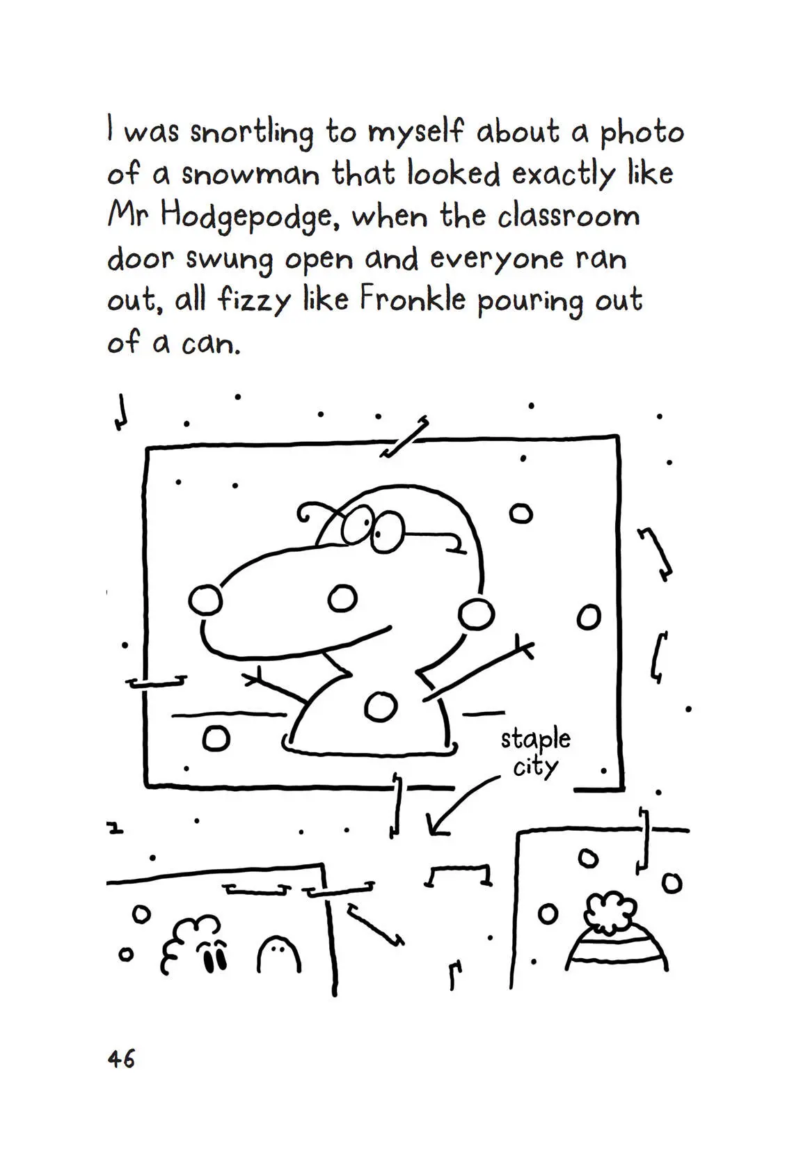 I was snortling to myself about a photo of a snowman that looked exactly like - фото 47
