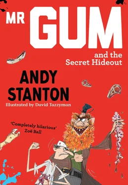 Andy Stanton Mr Gum and the Secret Hideout обложка книги