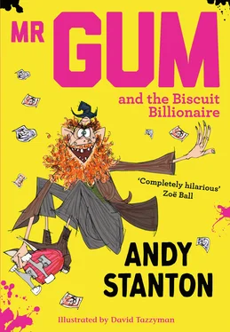 Andy Stanton Mr Gum and the Biscuit Billionaire обложка книги