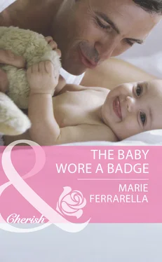Marie Ferrarella The Baby Wore A Badge обложка книги