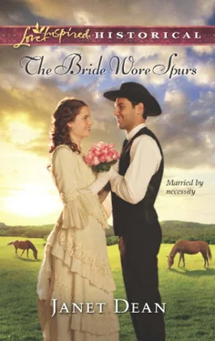 Janet Dean The Bride Wore Spurs обложка книги