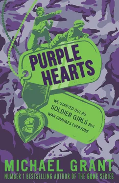 Michael Grant Purple Hearts обложка книги