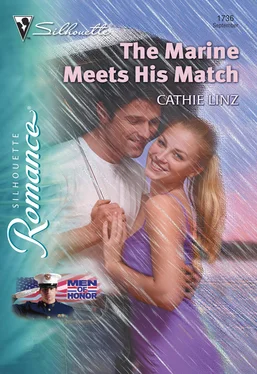 Cathie Linz The Marine Meets His Match обложка книги