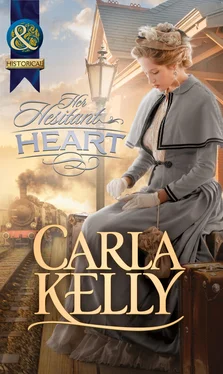 Carla Kelly Her Hesitant Heart обложка книги