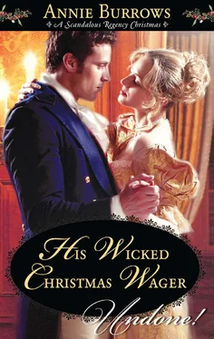 Annie Burrows His Wicked Christmas Wager обложка книги
