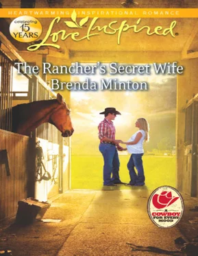 Brenda Minton The Rancher's Secret Wife обложка книги