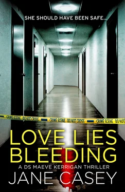 Jane Casey Love Lies Bleeding обложка книги